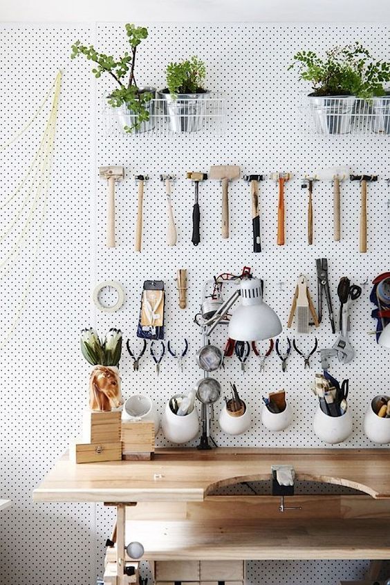 Una pegboard per la mia craft room
