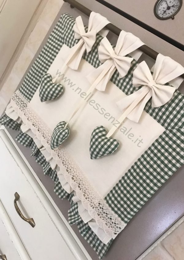 Copriforno Neo Country Chic in verde