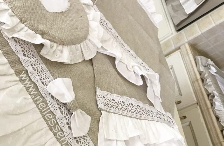 Collezioni di complementi tessili shabby e country chic