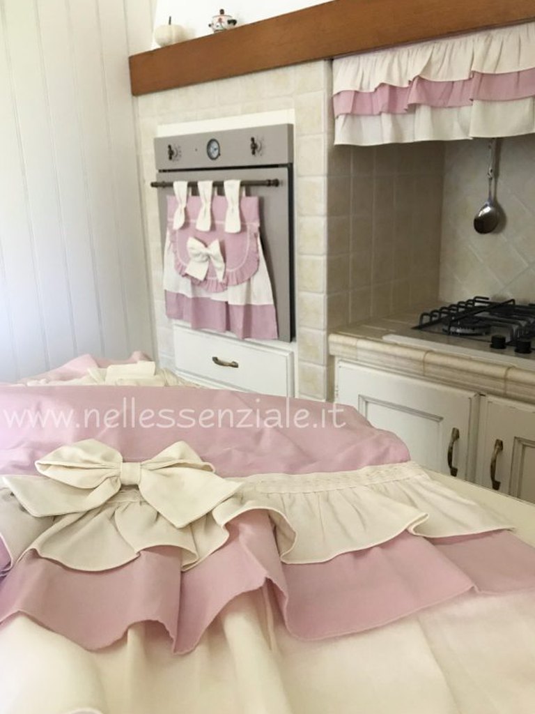 Set cucina rosa shabby