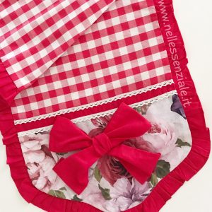 Runner country flowers rosso