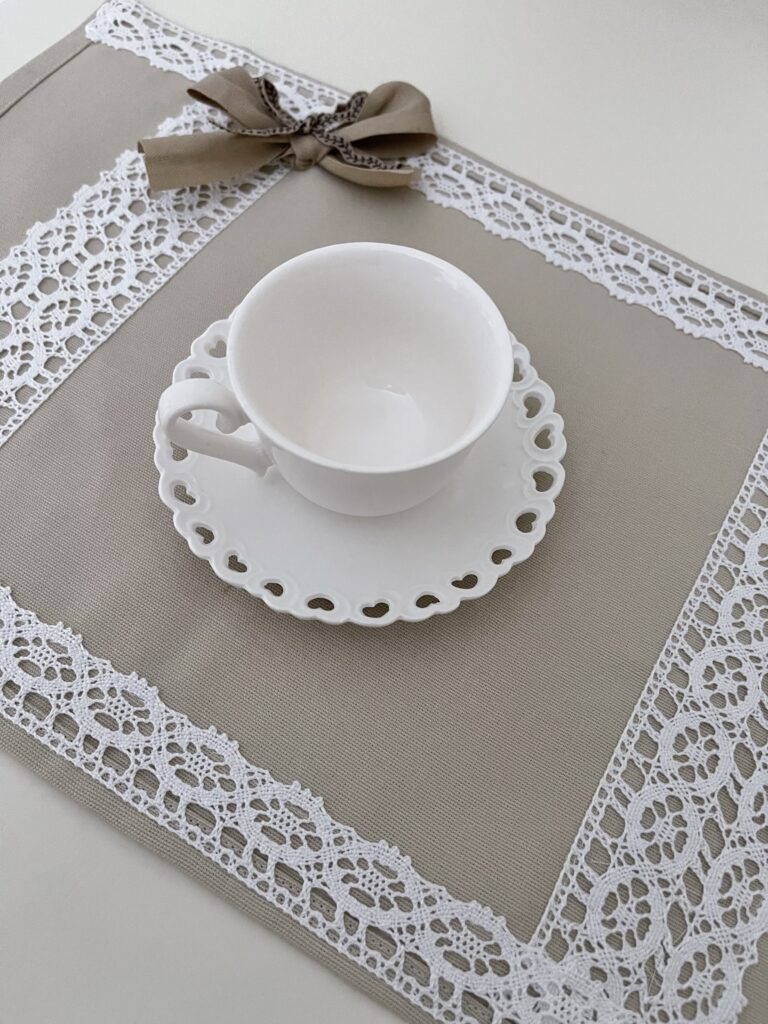 Tutorial tovaglietta in stile shabby
