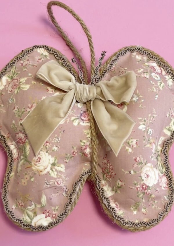 Tutorial farfalla shabby imbottita