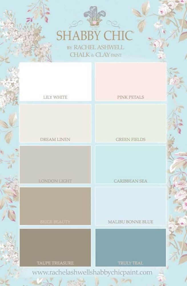Colori Shabby Chic e Sfumature Polverose