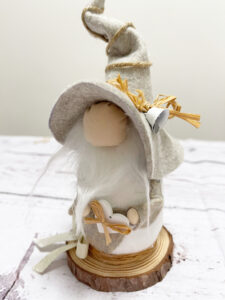 video tutorial Gnomo natalizio in stile shabby